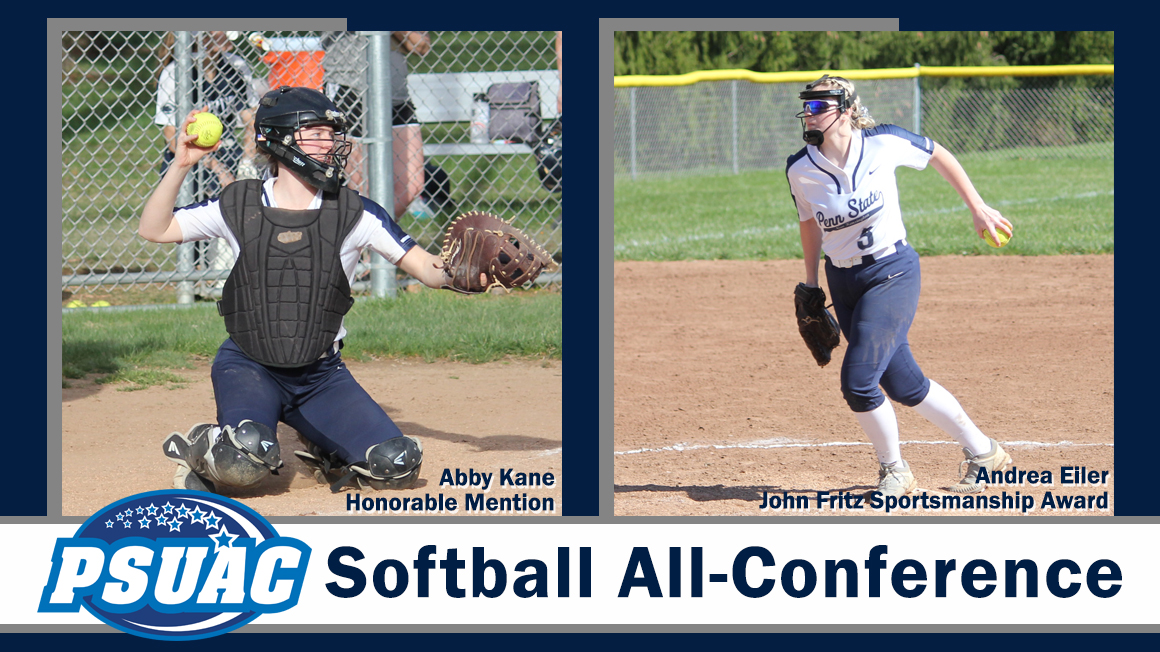 Abby Kane and Andy Eiler - PSUAC Softball All-Conference