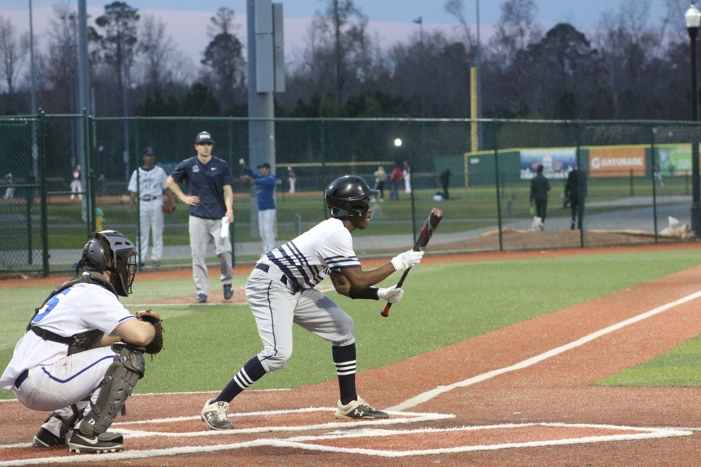 Jordan Witcher at bat. 