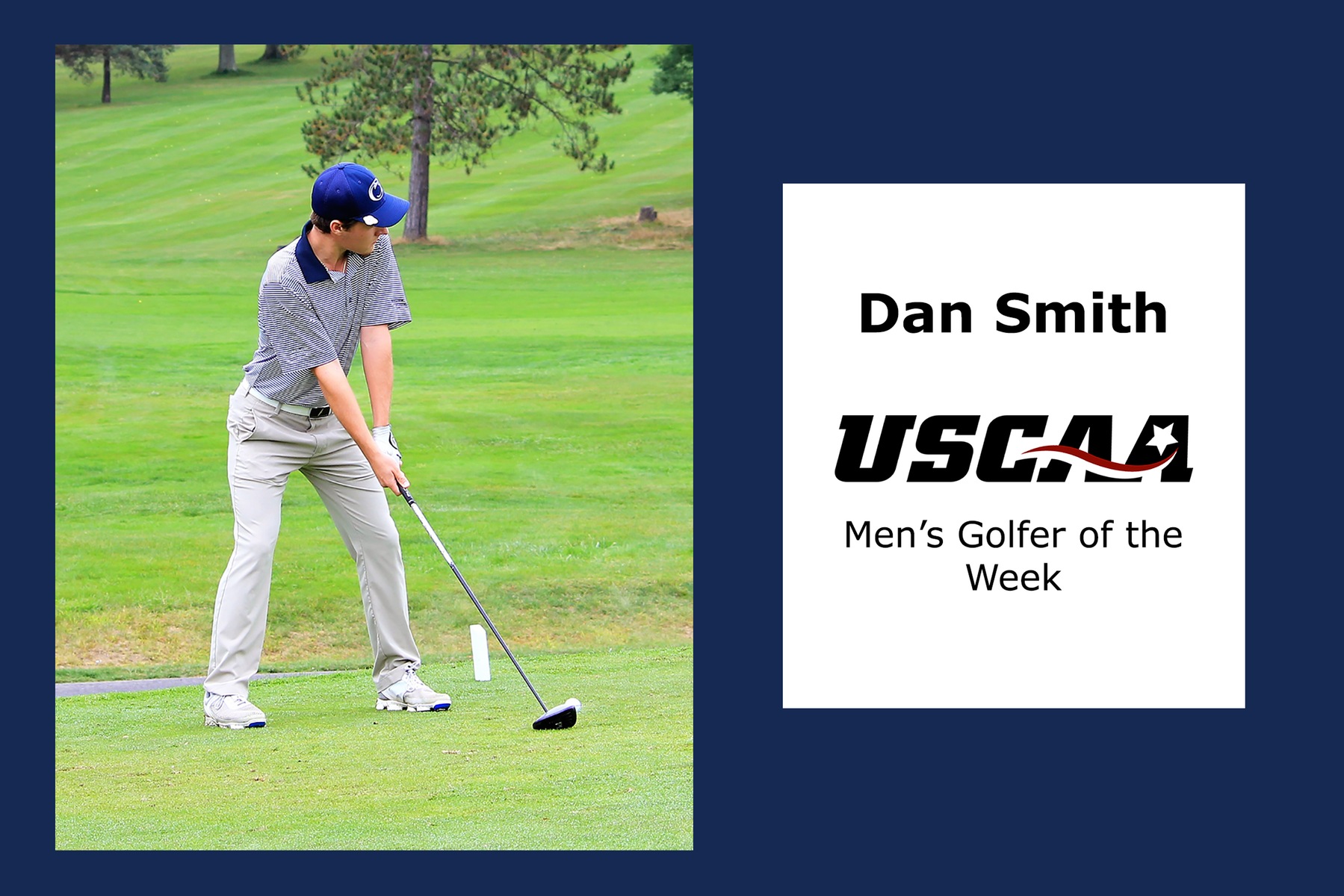 Dan Smith Named USCAA Men's Golfer of the Week
