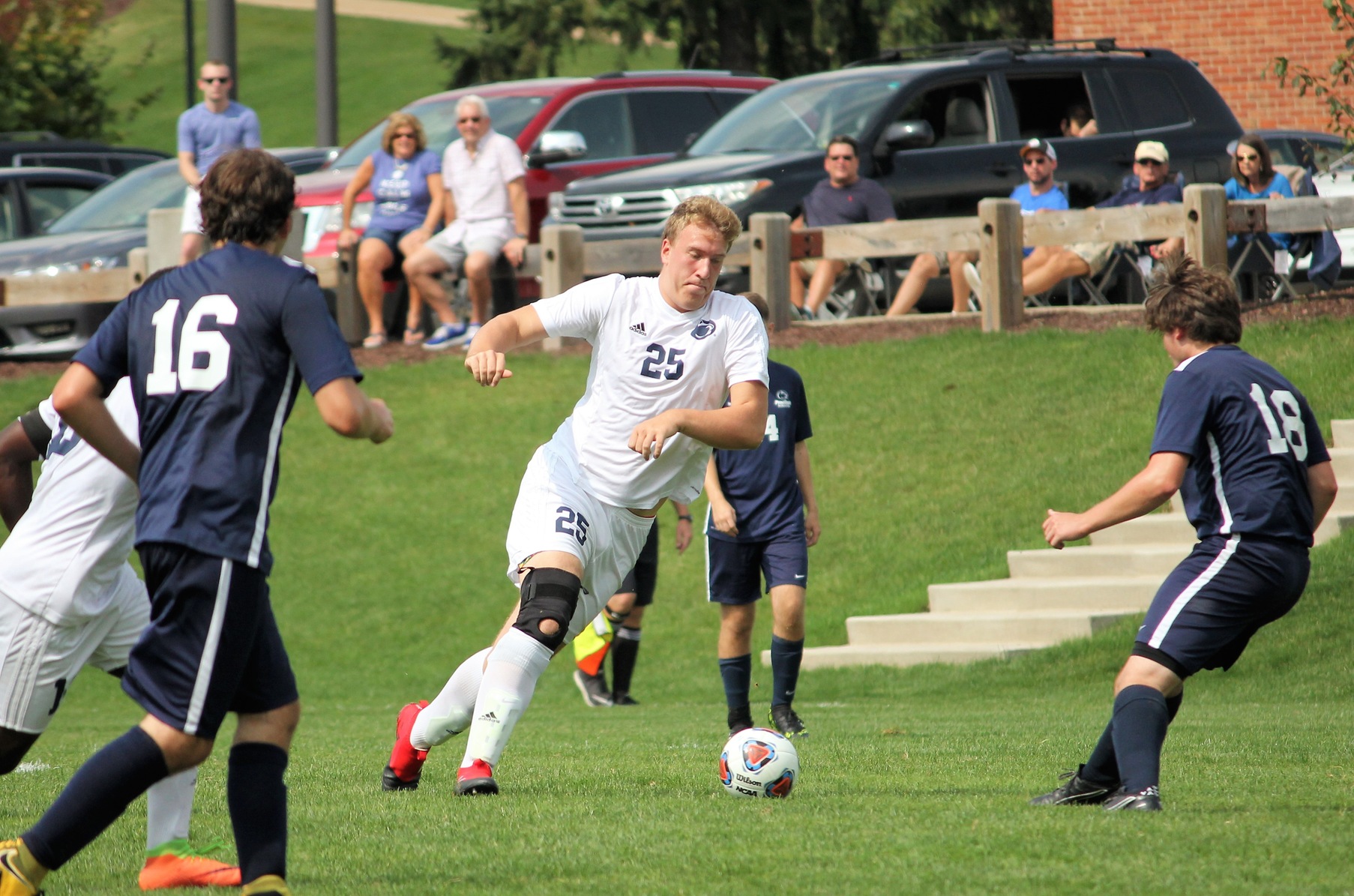 Men's Soccer Picks up First Win at WCCC