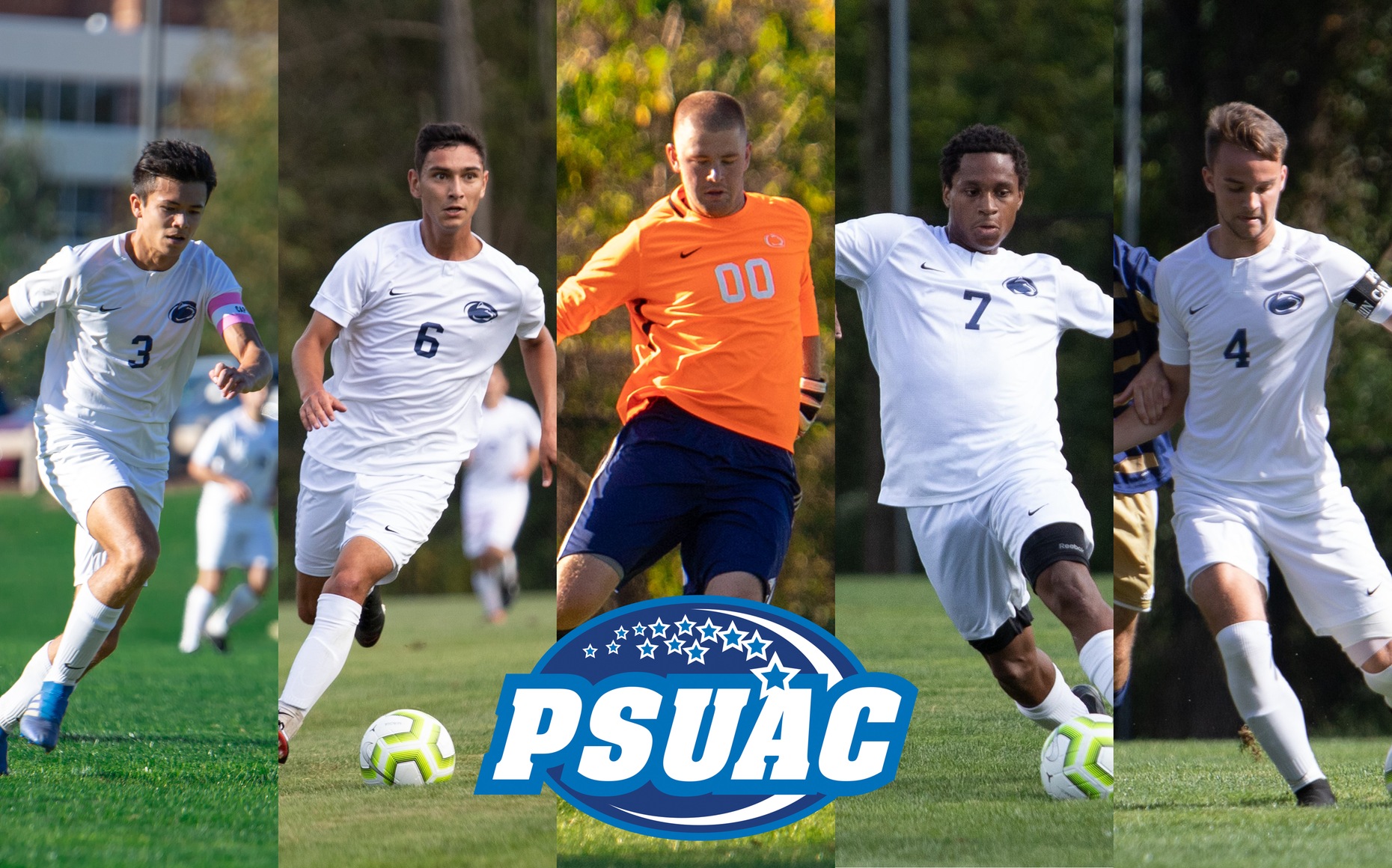Five Earn Spots on PSUAC Men's Soccer All-Conference Teams