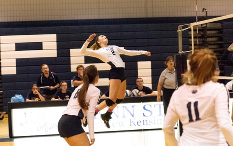 Volleyball Trails in First PSUAC Matchup