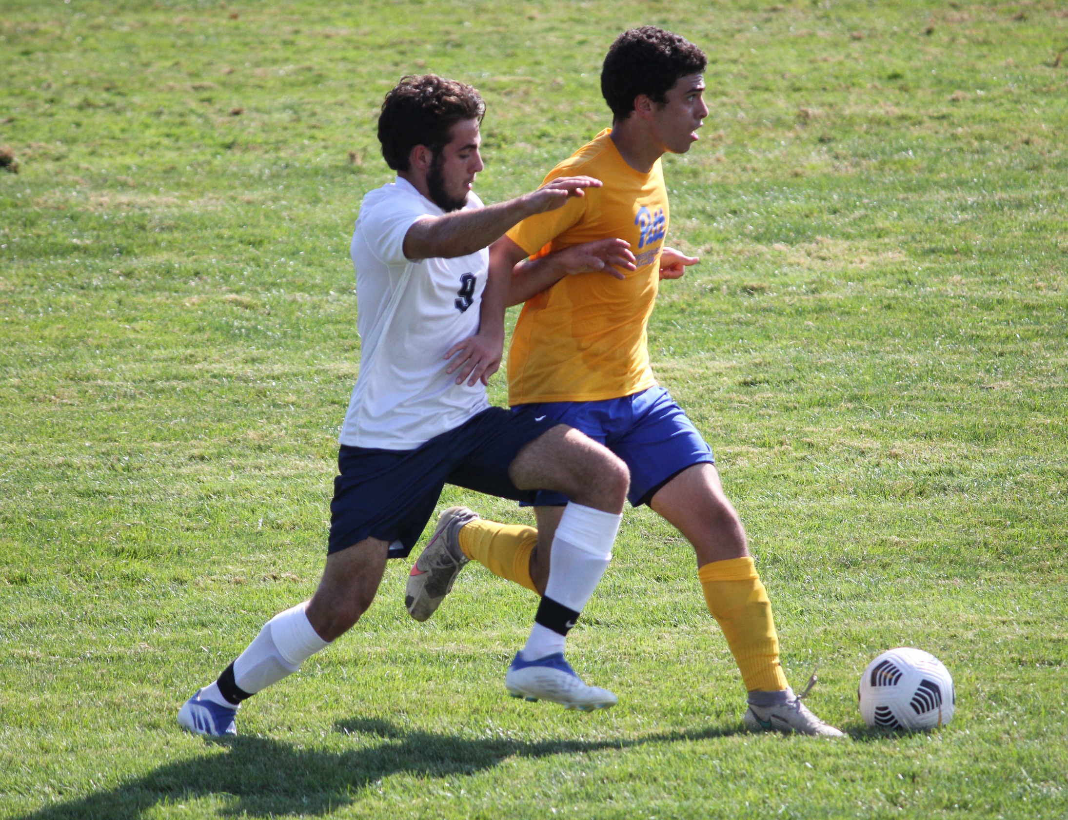 Guerrini fighting for the ball